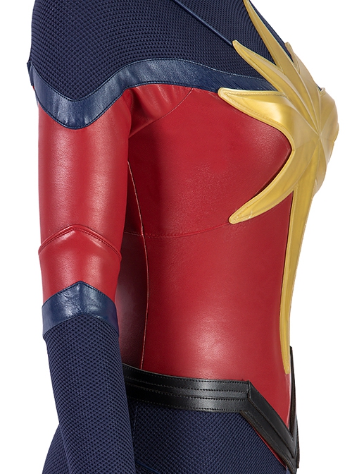 The Marvels Captain Marvel 2 Halloween Cosplay Carol Danvers Battle Suit Costume Set Without Boots