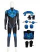 Movie Blue Beetle Halloween Cosplay Jaime Reyes Costume Set Without Boots Without Helmet