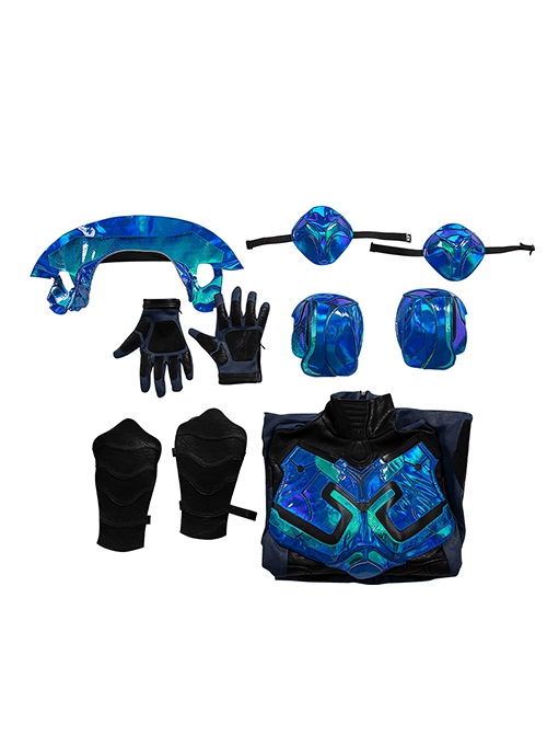 Movie Blue Beetle Halloween Cosplay Jaime Reyes Costume Set Without Boots Without Helmet