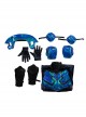 Movie Blue Beetle Halloween Cosplay Jaime Reyes Costume Set Without Boots Without Helmet