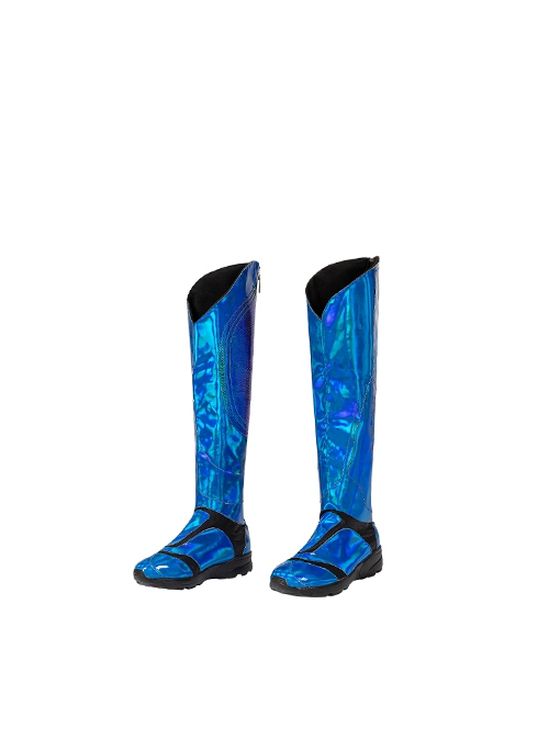 Movie Blue Beetle Halloween Cosplay Jaime Reyes Accessories Blue Boots