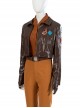 Star Wars Spin-off TV Drama Ahsoka Halloween Cosplay Sabine Wren Accessories Brown Leather Coat