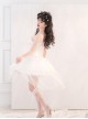 Little Rose Series Summer Daily Ribbon Bowknot Gothic Lolita Ballet Tutu Sexy Lace Tube Top Suspender Dress