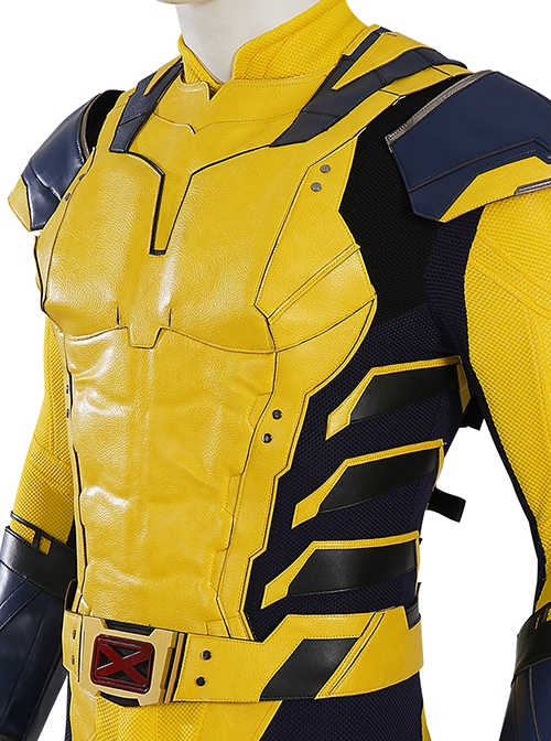 Movie Deadpool 3 Halloween Cosplay Wolverine James Howlett Logan Battle Suit Costume Set Without Boots Without Wolf Paws