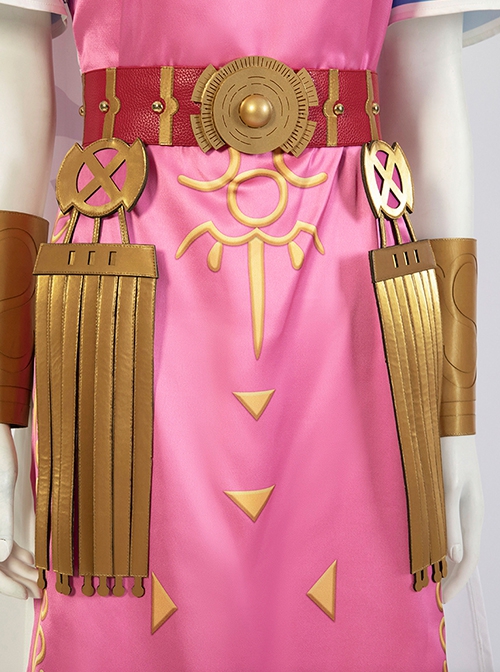 Game Super Smash Bros. Halloween Cosplay Princess Zelda Costume Set Without Boots