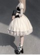 Moon Rune Series Handsome Ruler Apricot Gothic Lolita Dark Elegant Long Puff Sleeves Dress