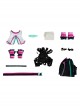 Game Street Fighter 6 Halloween Cosplay Han Juri Hollow-Out Version Costume Full Set