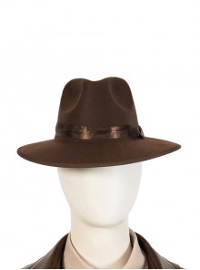 Movie Indiana Jones And The Dial Of Destiny Halloween Cosplay Indiana Jones Accessories Brown Hat