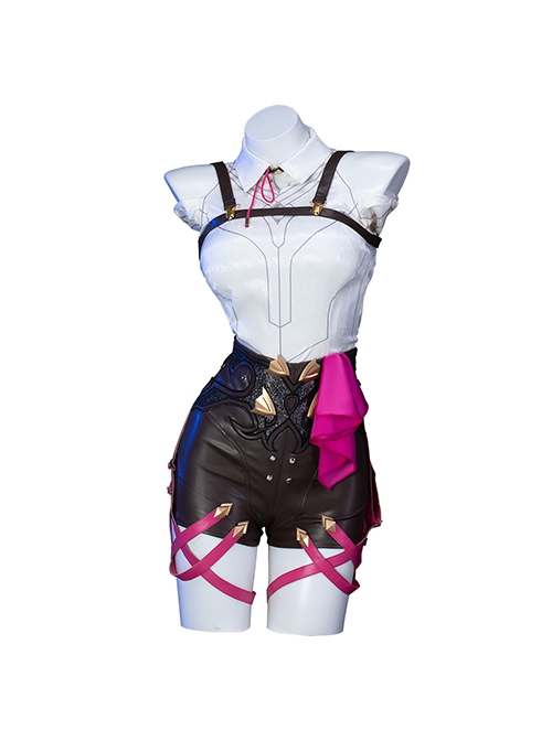 Game Honkai Star Rail Halloween Cosplay Kafka Costume Full Set