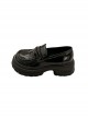 British Preppy Style Thick Bottom Height Enhancement Leather Loafers School Lolita JK Uniform Shoes