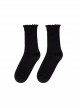 Japanese Classic Basic College Style Daily School Lolita Cotton Vertical Stripe Lace Stacking Socks