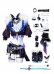 Honkai Star Rail Adventure Strategy Game Halloween Cosplay Silver Wolf Costume Set