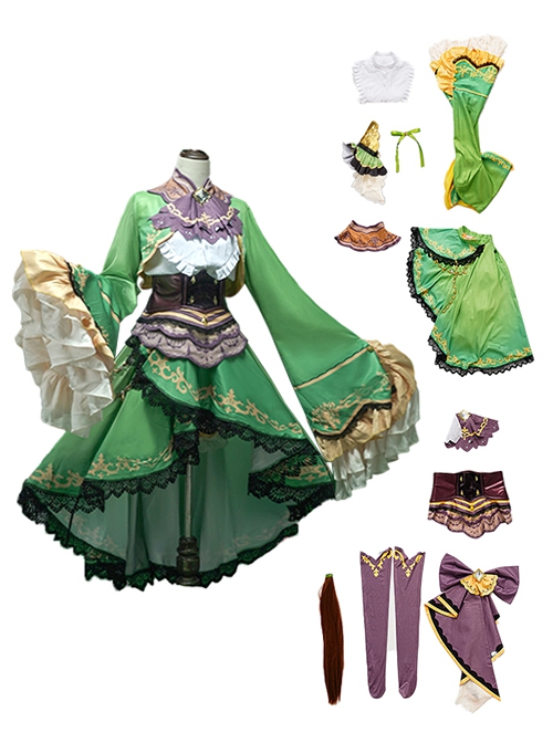 Pretty Derby Season 3 Tv Animation Halloween Cosplay Satono Diamond Costume Full Set