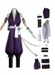 Hells Paradise Jigokuraku Anime Halloween Cosplay Yuzuriha Purple Costume Full Set