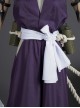 Hells Paradise Jigokuraku Anime Halloween Cosplay Yuzuriha Purple Costume Full Set