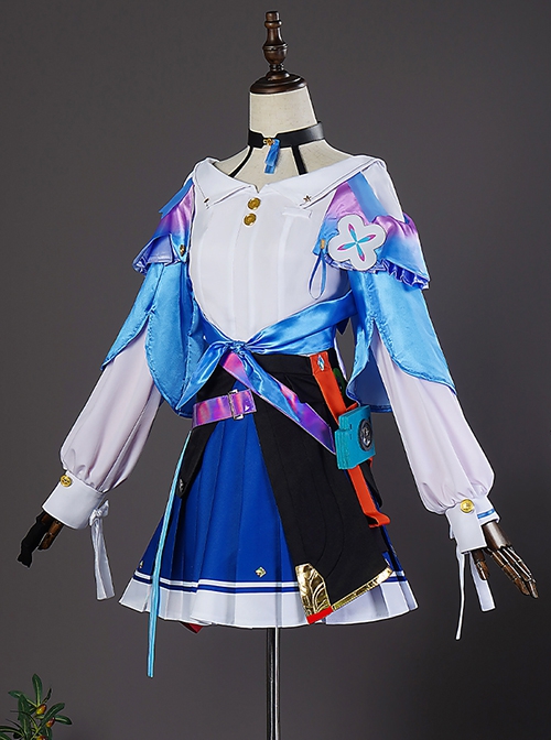 Game Honkai Star Rail Halloween Cosplay March 7th Outfit Costume Full Set