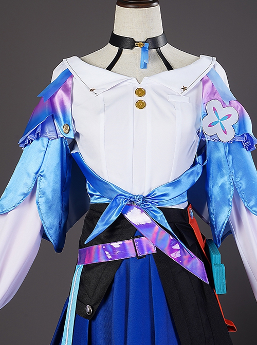 Game Honkai Star Rail Halloween Cosplay March 7th Outfit Costume Full Set