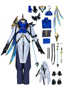 Game Genshin Impact Halloween Cosplay The Doctor Dottore Costume Full Set