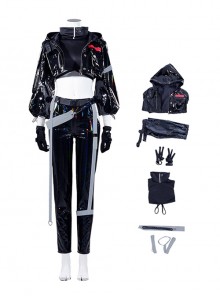 Arknights Ambience Synesthesia Spotlight Cinematic Halloween Cosplay Texas Costume Full Set