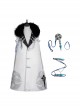 Game Genshin Impact Halloween Cosplay Fatui Harbinger Doctor Dottore Costume Full Set