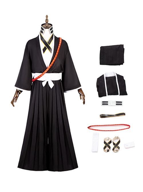 Bleach Thousand-Year Blood War Halloween Cosplay Die Pa Black Costume Set