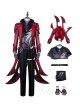 Genshin Impact Halloween Cosplay Outfit Diluc Ragnvindr Skin Red Dead Of Night Costume Full Set