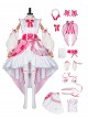 Hatsune Miku Fifteenth Anniversary Halloween Cosplay Hatsune Miku Cute Strawberry Lolita Top Skirt Costume Full Set