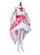 Hatsune Miku Fifteenth Anniversary Halloween Cosplay Hatsune Miku Cute Strawberry Lolita Top Skirt Costume Full Set