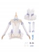 Hatsune Miku Halloween Cosplay Pink Butterfly Elf Costume White Dress Full Set