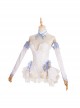 Hatsune Miku Halloween Cosplay Pink Butterfly Elf Costume White Dress Full Set