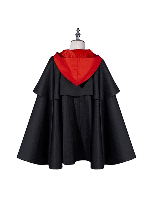 Spy Family Halloween Cosplay Eden College Uniform Damian Desmond Costume Child Black Cloak