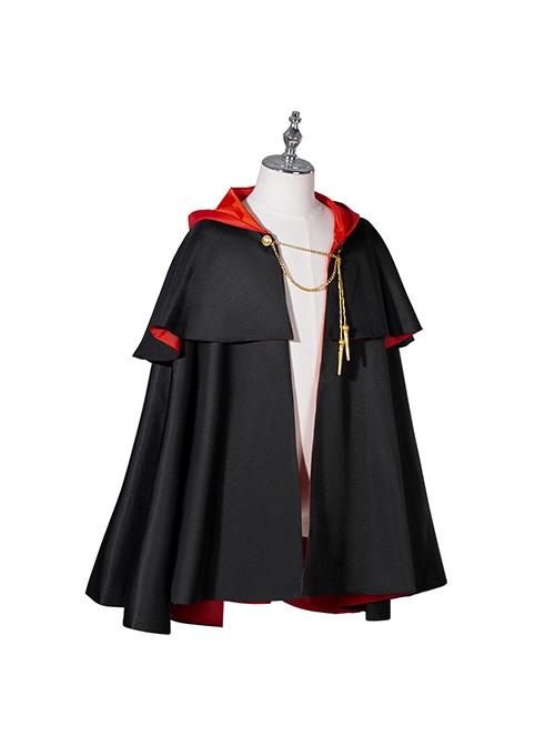 Spy Family Halloween Cosplay Eden College Uniform Damian Desmond Costume Black Cloak