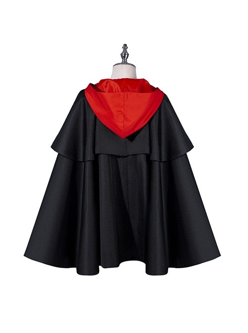 Spy Family Halloween Cosplay Eden College Uniform Damian Desmond Costume Black Cloak