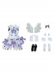 Honor Of Kings Halloween Cosplay Yao Valentine's Day Restrictions Skin Costume White Purple Dress Full Set