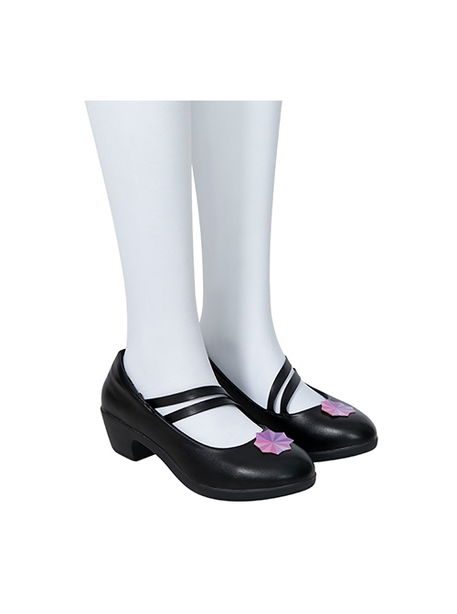 Honor Of Kings Halloween Cosplay Yao Valentine's Day Restrictions Skin Accessories Black Small Leather Shoes