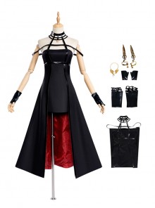 Spy Family Halloween Cosplay Yor Forger Costume Sexy Black Dress Full Set