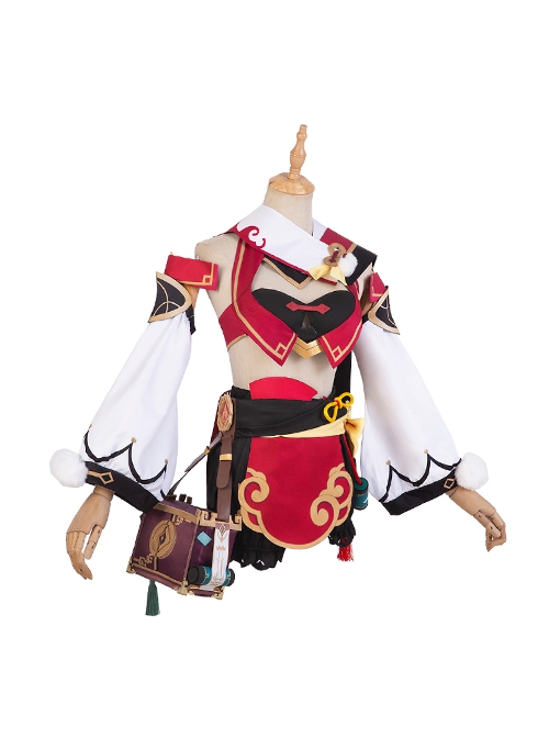 Game Genshin Impact Halloween Cosplay YanFei Costume Set 1