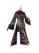 Genshin Impact Halloween Game Cosplay Hu Tao Costume Full Set