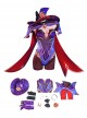 Genshin Impact Halloween Game Cosplay Astologis Mona Maggistus Costume Full Set