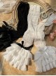 French Ballet Style Retro Romantic Chic Classic Lolita Ruffled Cute Ribbon Bowknot Pleated Lace Leg Sleeves