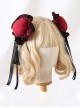 Chinoiserie Quadratic Element Chunli Lace Ribbon Bowknot Tassel Meatball Head Side Clip Sweet Lolita Hairpin