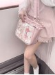 Elegant Romantic Glossy Satin Ruffles Transparent Layer Itabag Kawaii Fashion Crossbody Soft Tote Bag