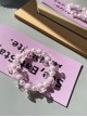 Japanese Harajuku Style Laser Resin Candy Pearl Chain Cute Girl Kawaii Fashion Colorful Bracelet