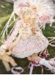 White Pear Dream Series Cute Ruffles Chinoiserie Sweet Lolita Lively Idol Beautiful Girl Sleeveless Dress Coat Set