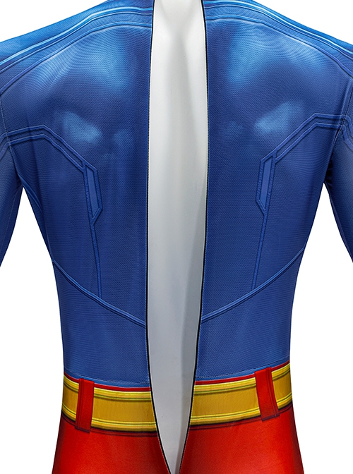 Movie Superman Legacy Halloween Cosplay Superman Bodysuit Costume Full Set