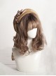 Fashion Retro Cute Sweet Lolita Satin Removable Brooch Long Ribbon Bowknot Round Beret