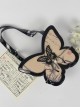 New Chinese Style Stylish Y2K Chain Black Butterfly Shape Transparent Layer Itabag Classic Lolita Armpit Bag