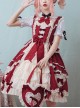 Love Concerto Series Fairy Tale Style Chiffon Bowknot Ruffles Sweet Lolita Cute Sleeveless Sundress