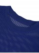 Gothic Style Sexy Diamond Mesh Simple Round Neck Design Blue Daily Short Sleeved T-Shirt