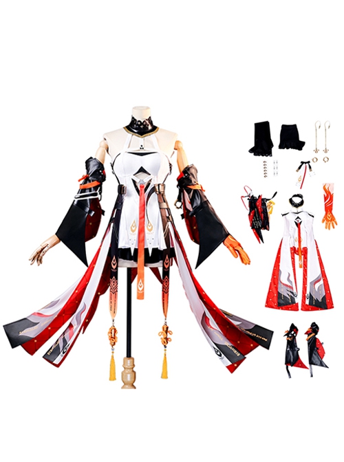 Game Wuthering Waves Halloween Cosplay Changli Costume Full Set